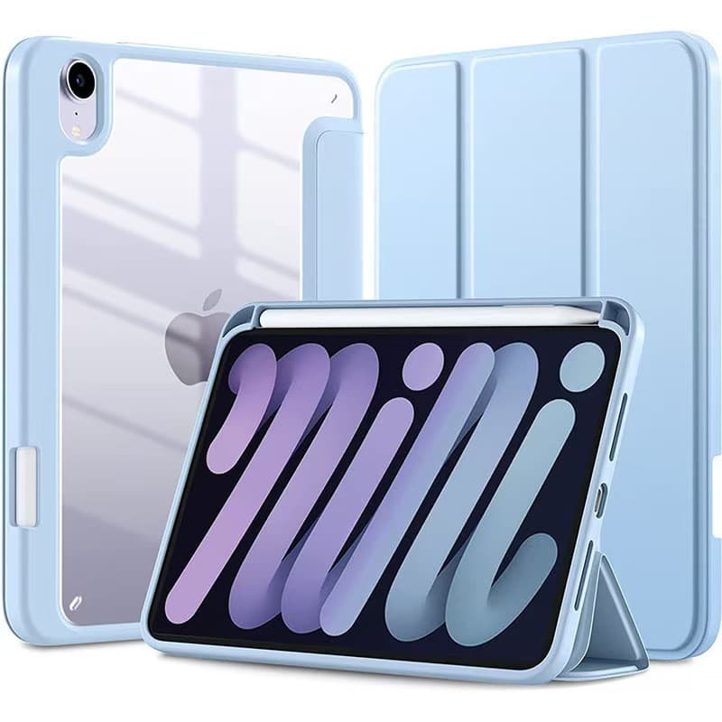 Case for iPad mini 6, iPad 10.9-inch, iPad Pro 11, Tri-fold Acrylic with Pen Slot, 10.2-inch Protective Cover