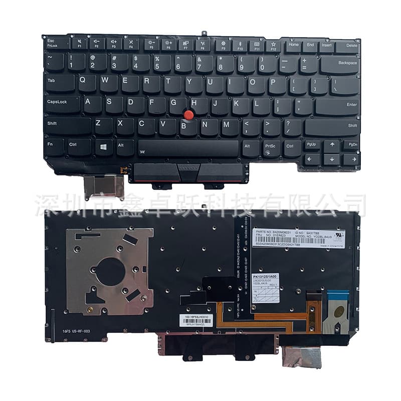 US compatible ThinkPad X1 Carbon 5th and 6th Gen 2017 and 2018 laptop keyboard
