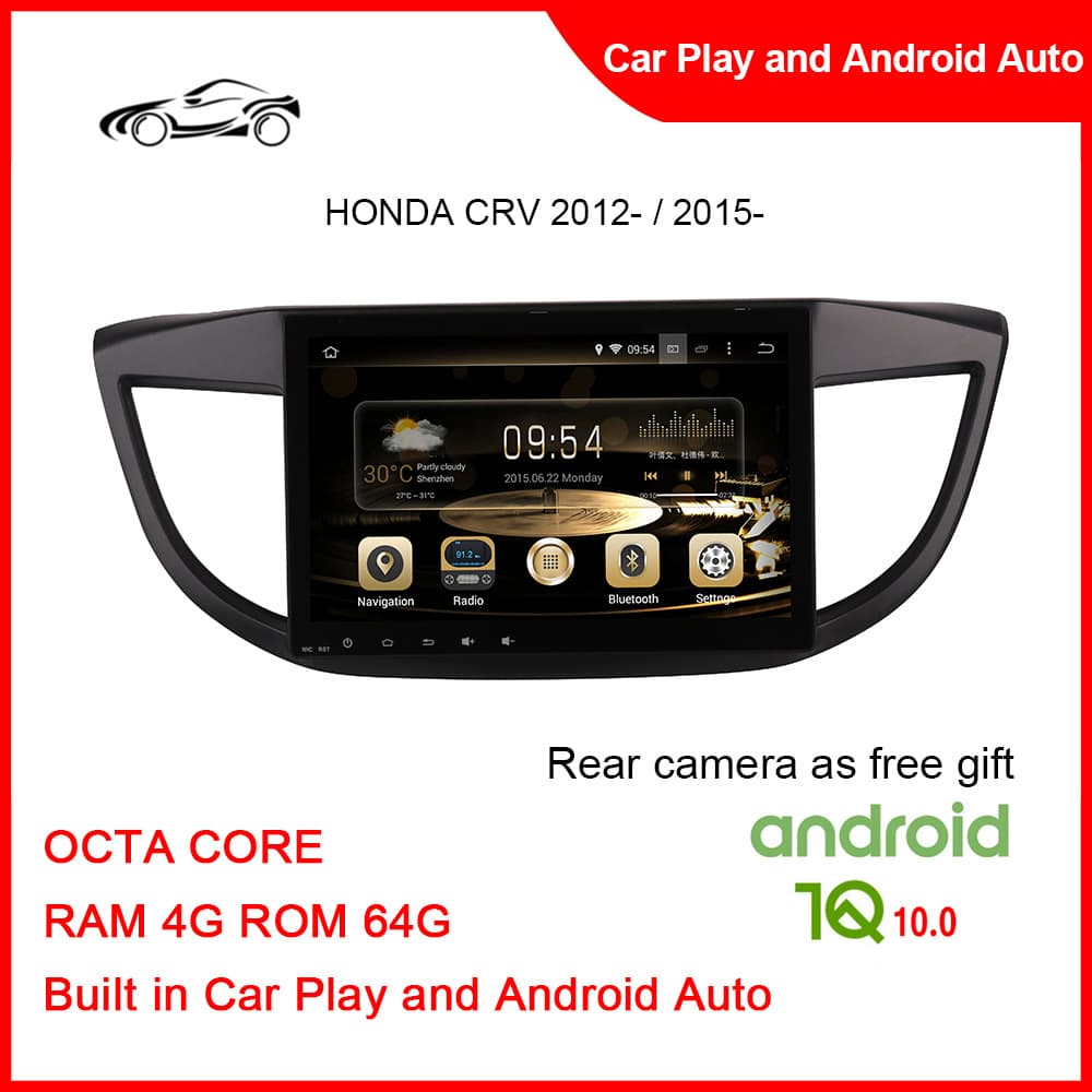 For Honda CRV 2012- Android Auto Large Screen Navigation Machine Bluetooth FM Stereo Radio