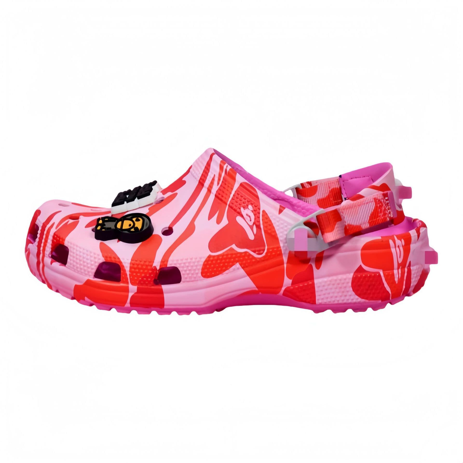 Kajia Adult and Children's Bape Camouflage Ape Head Bape Clogs for Men and Women, Beach Non-Slip Soft-Soled Sandals Wholesale