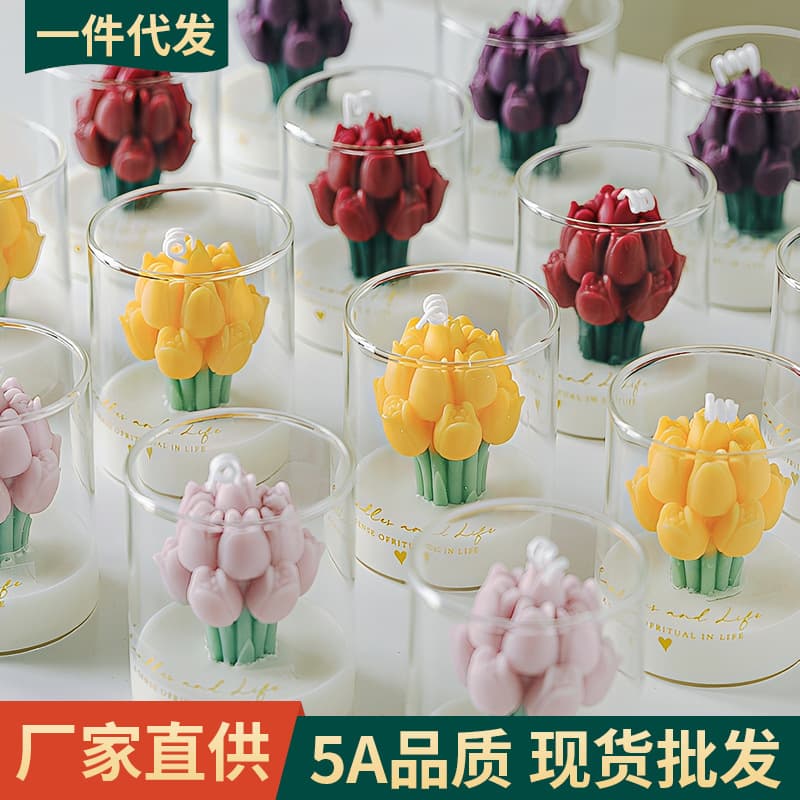 Teacher's Day Gift Birthday Gift Handmade Cup Candle Decoration Cross-border Practical Small Gift Aromatherapy Candle Custom