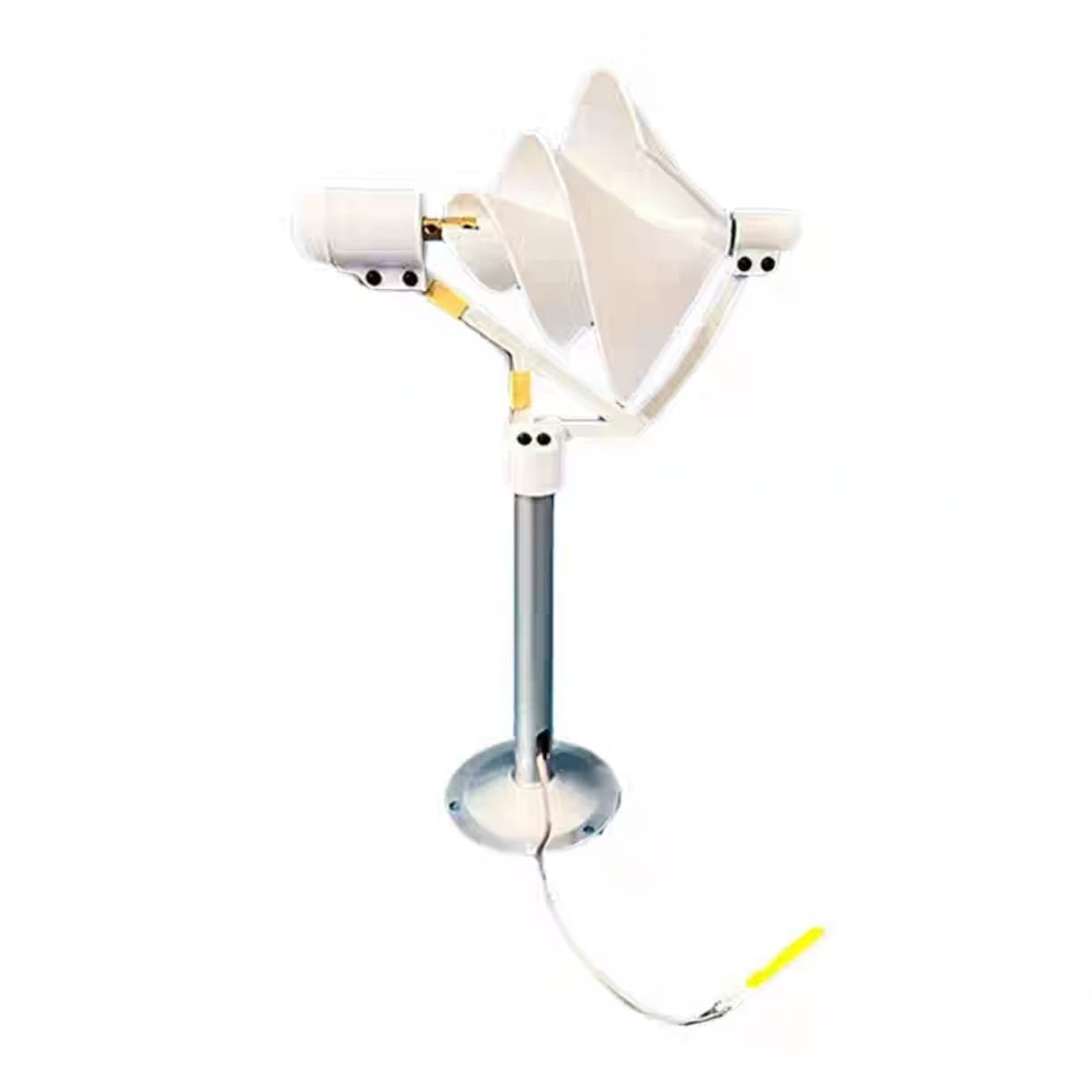 Home Model Spiral Wind Turbine, Low Wind Speed Start, Science Experiment, Archimedes Rose Miniature
