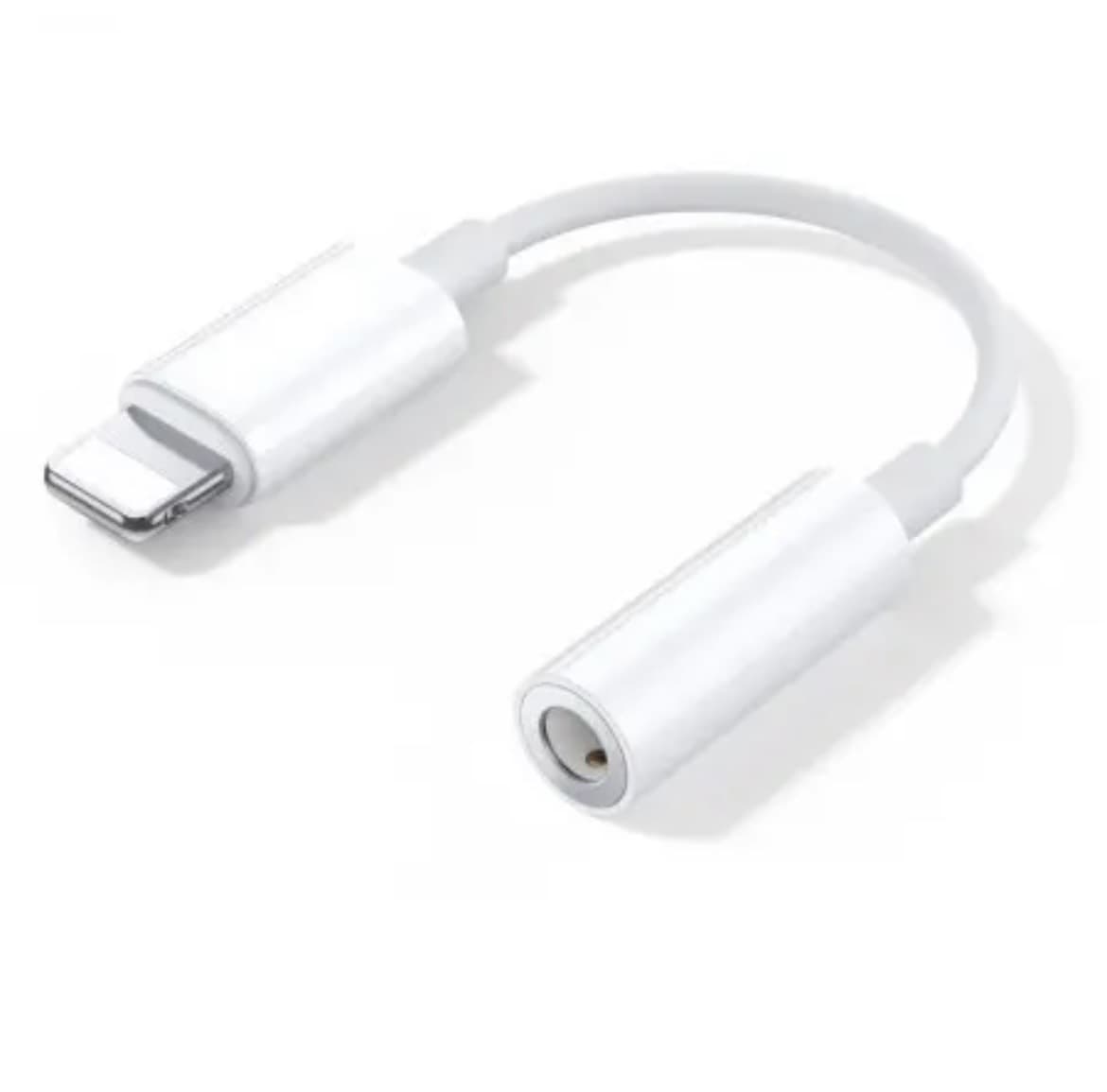 Compatible with Apple iPhone headphone adapter 2-in-1 3.5mm to Lightning audio charging converter