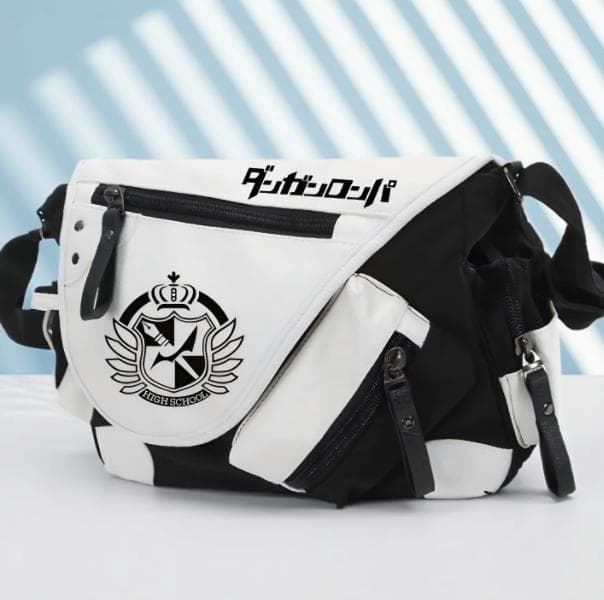 Danganronpa peripheral backpack, Monokuma crossbody bag, anime two-dimensional shoulder bag, men’s and women’s travel bag