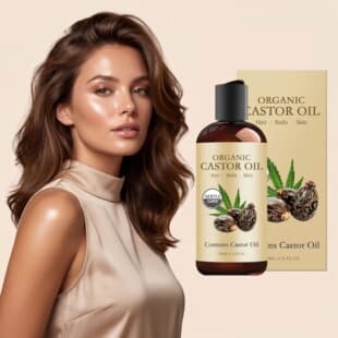 Cross-border Body Care Castor Oil Skin Care Moisturizing Hydrating Even Skin Tone Smooth Skin Texture Easy Absorption