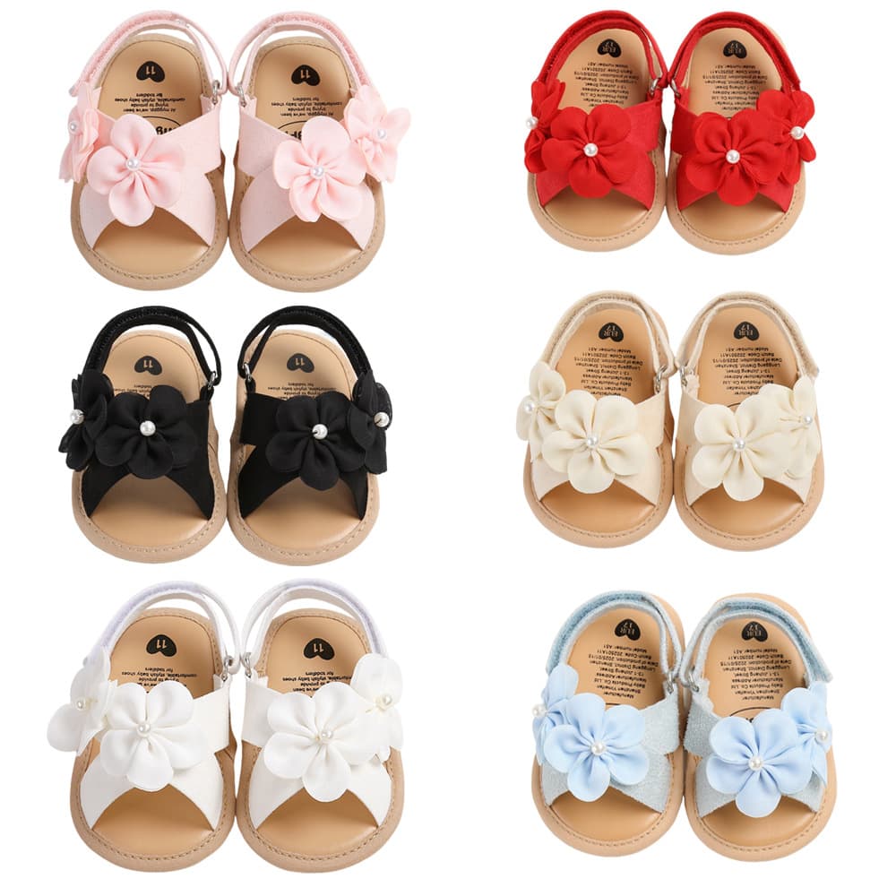 New Spring/Summer Flower Baby Sandals Infant Shoes Summer Sandals Multicolor 2012