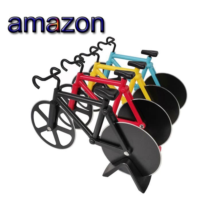 Stainless Steel Pizza Wheel Cutter Bicycle Pizza Wheel Cutter Pizza Roller Pizza Cutter Pizza Slicer