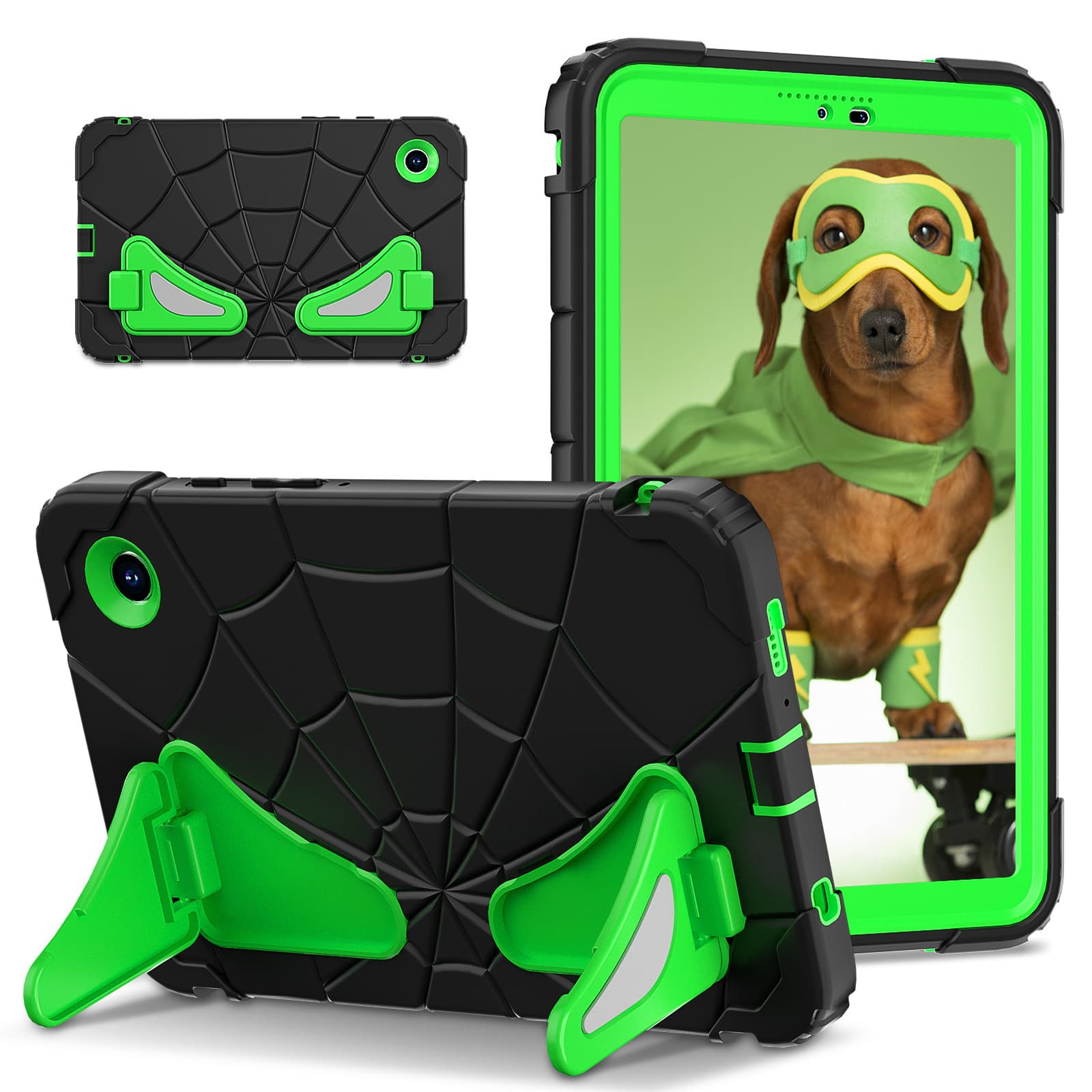 Spider-Man Case for Samsung Tab A11, A11+/A11 Plus Silicone Stand Shockproof Cover S10FE