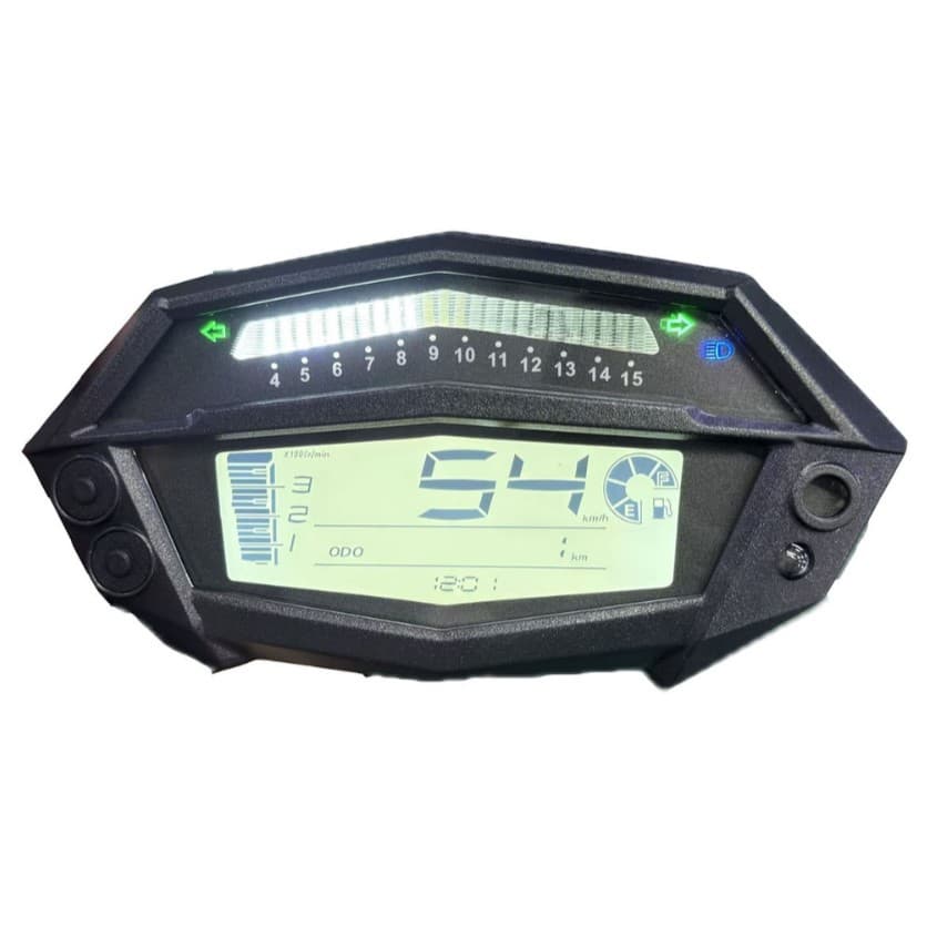 Z1000 Motorcycle Modified Instrument Panel: LCD Instrument Panel with Luminous Display and Digital Display Odometer