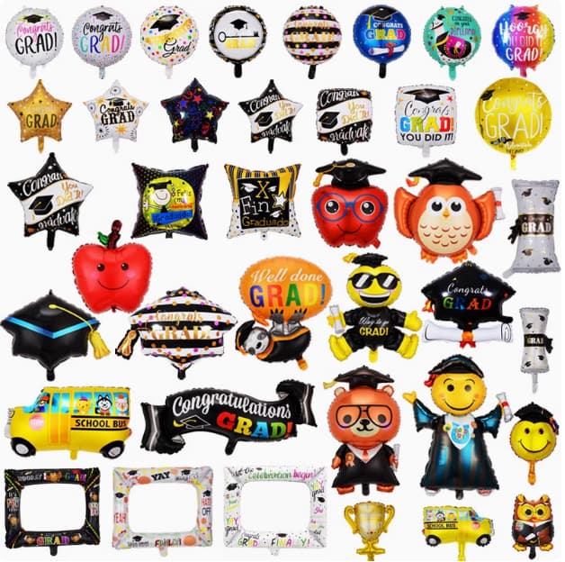 2026 New Graduation Season Balloons, Doctor Cartoon Aluminum Foil Balloon, Graduation Gift Celebration Class Reunion Decoration