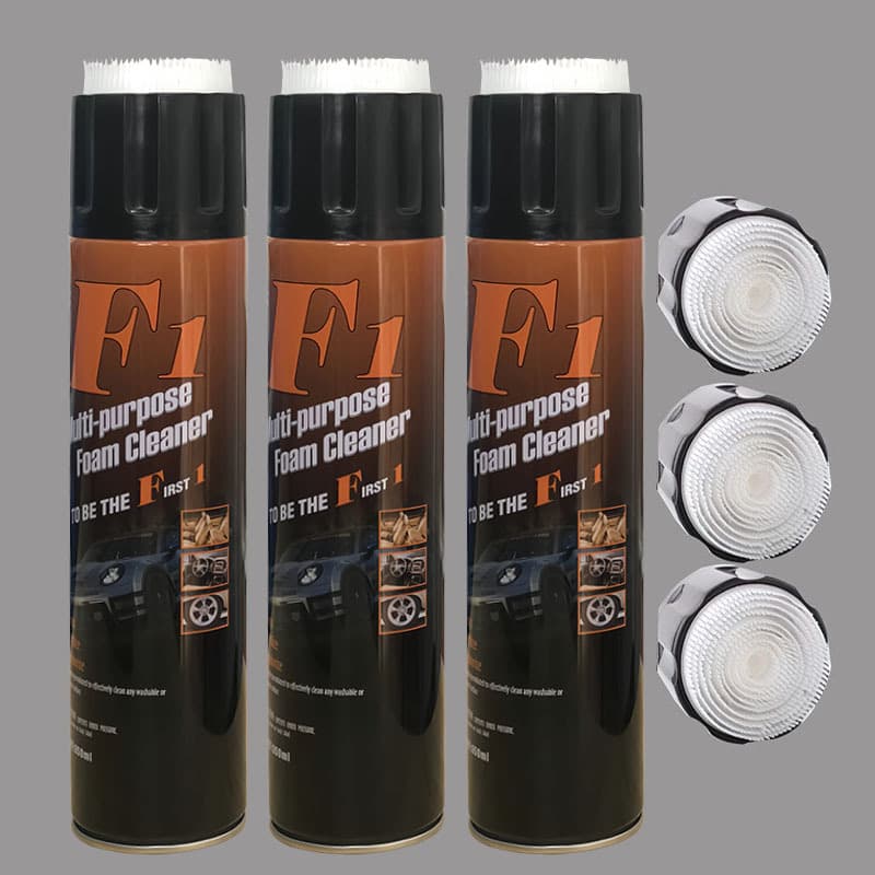 F1 Car Multi-Function Foam Cleaner Car Interior Cleaner Universal Cleaning and Shine Enhancer