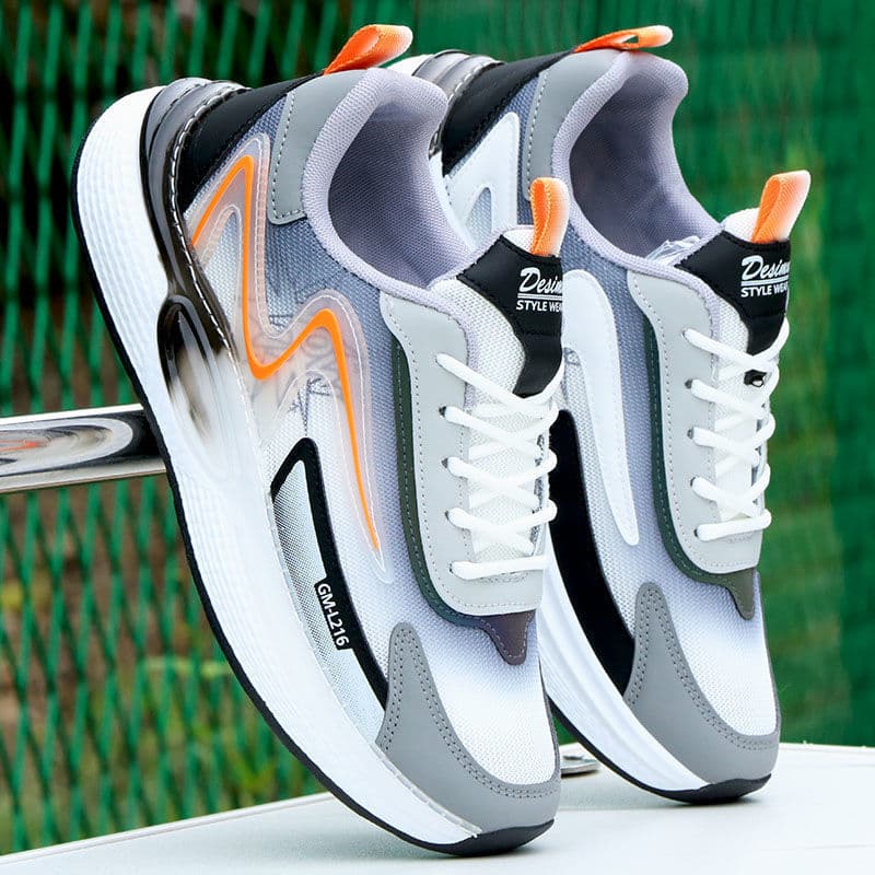 Men's Dad Shoes Summer Breathable Mesh Sports Casual Shoes Thick Sole Soft Sole Student Athletic Shoes Running Shoes