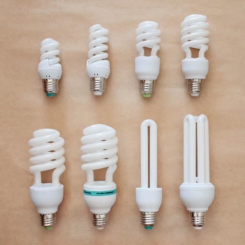 Energy-Saving Bulb Household E27 Screw Base E14 Small Screw Base White Warm Yellow Light Super Bright Old Bayonet Vintage Energy-Saving Lamp