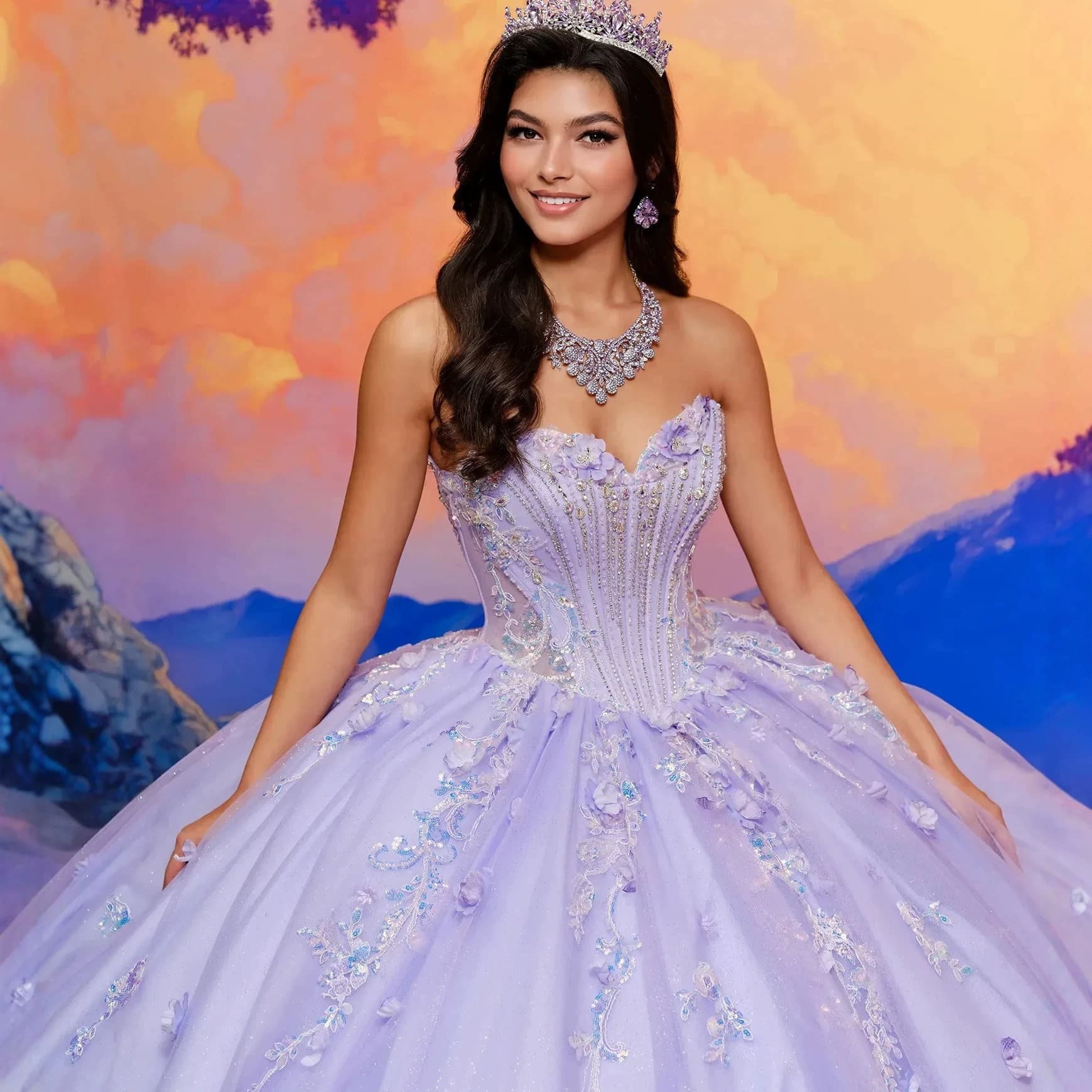 2026 Light Purple Princess Dress for Banquet Evening Gown International Station Haimei Student Art Exam Graduation Season Prom Dress