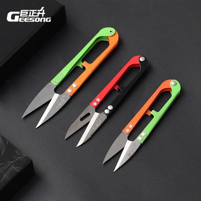 All Stainless Steel Thread Snips, Household Tailoring Scissors, V-Shaped Thread Cutter, Cross Stitch Fabric Scissors, Small Scissors Factory Direct