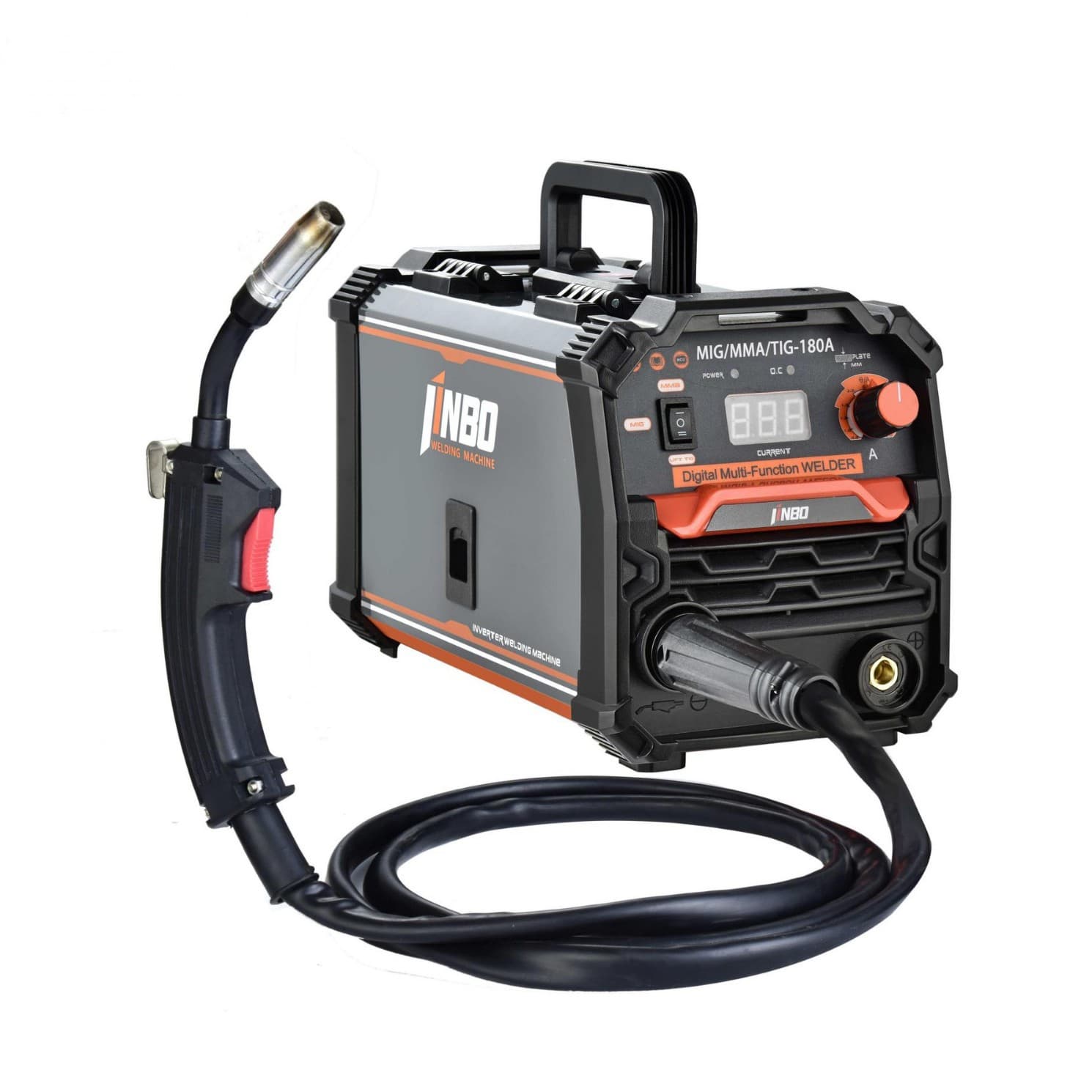 Multifunctional Gasless MIG Welder MIG-180 TIG Welding Three-in-One Gas Shielded Welding Portable Electric Welding Machine