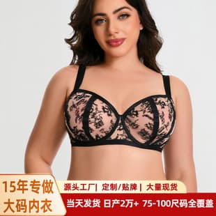 Plus Size Bra Full Cup Push Up Anti-Sag Side Shaping Large Bust Minimizer Breathable Bra Factory Wholesale