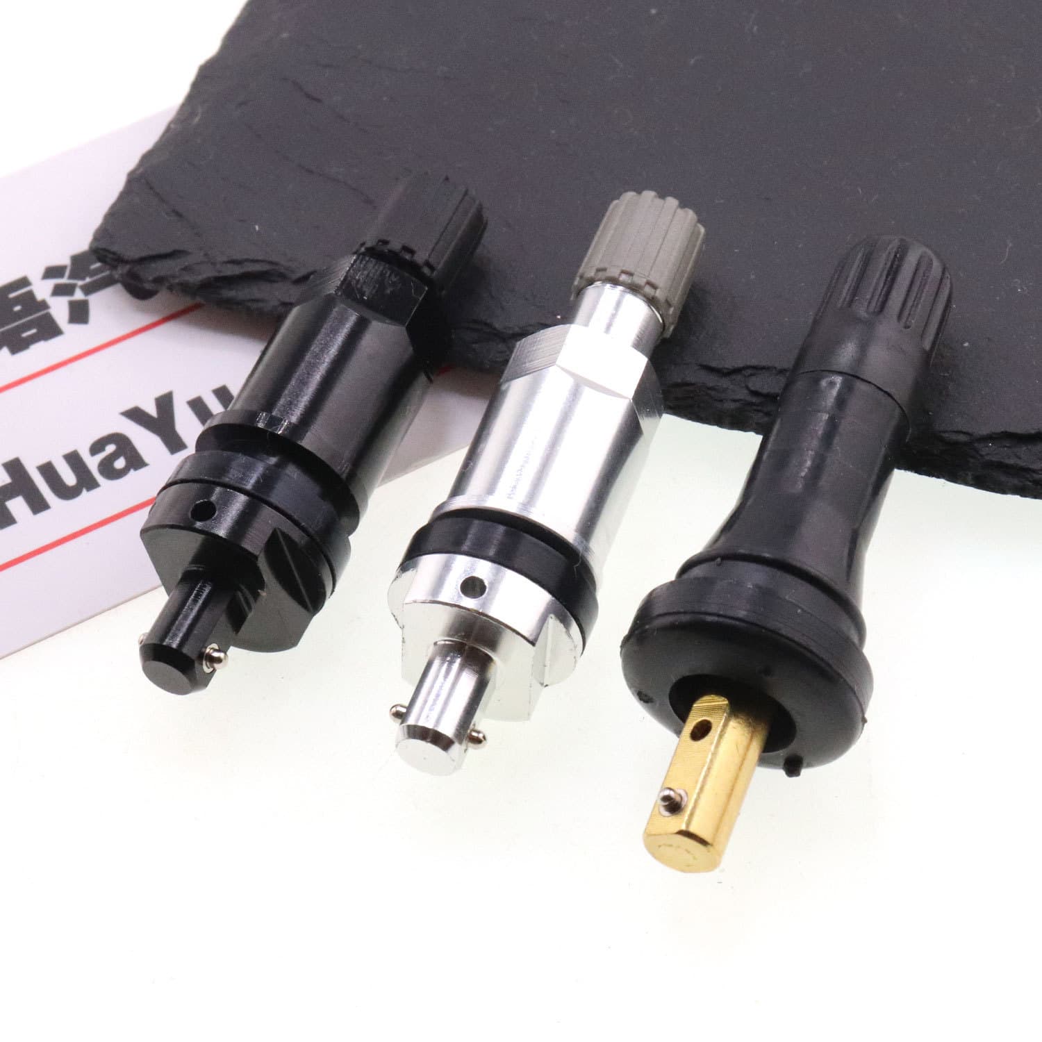 Rubber valve, automobile tire pressure monitoring sensor valve, steel ball valve
