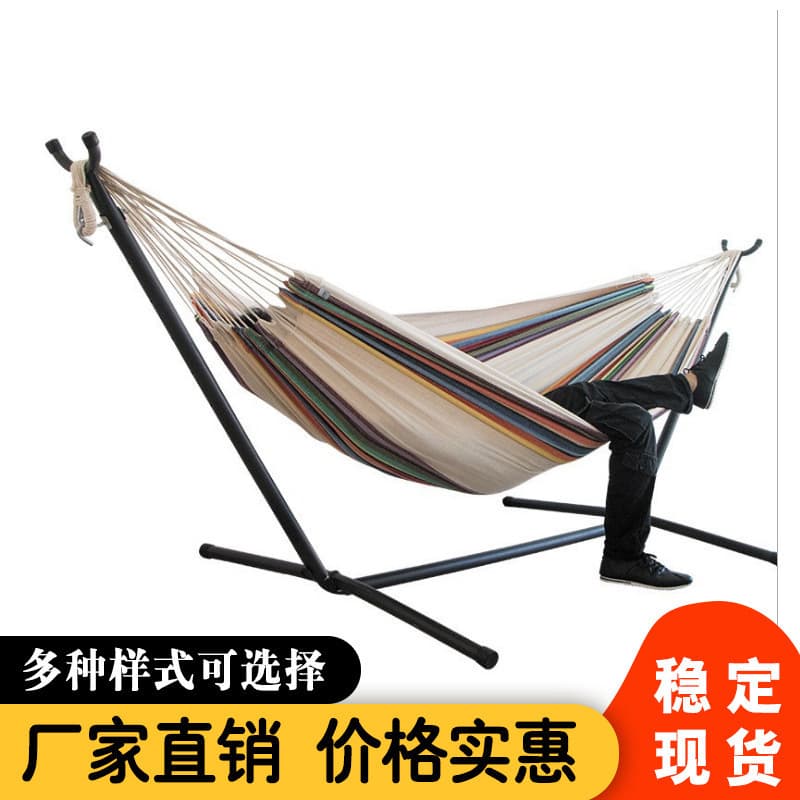 Canvas Hammock Hanging Chair Swing Anti-Tip Outdoor Camping Canvas Hammock Hanging Chair Swing Anti-Tip