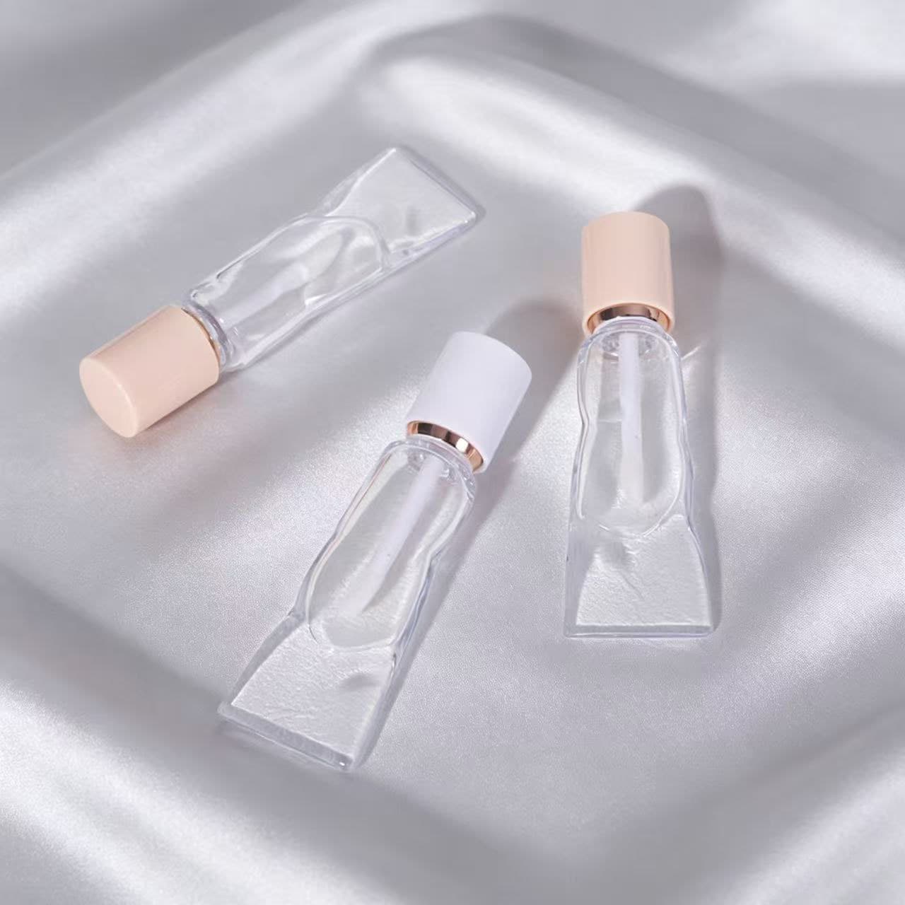 Factory direct supply of new lip glaze lip gloss dispensing bottle toothpaste-like empty tube cosmetics color packaging material capacity 4ml