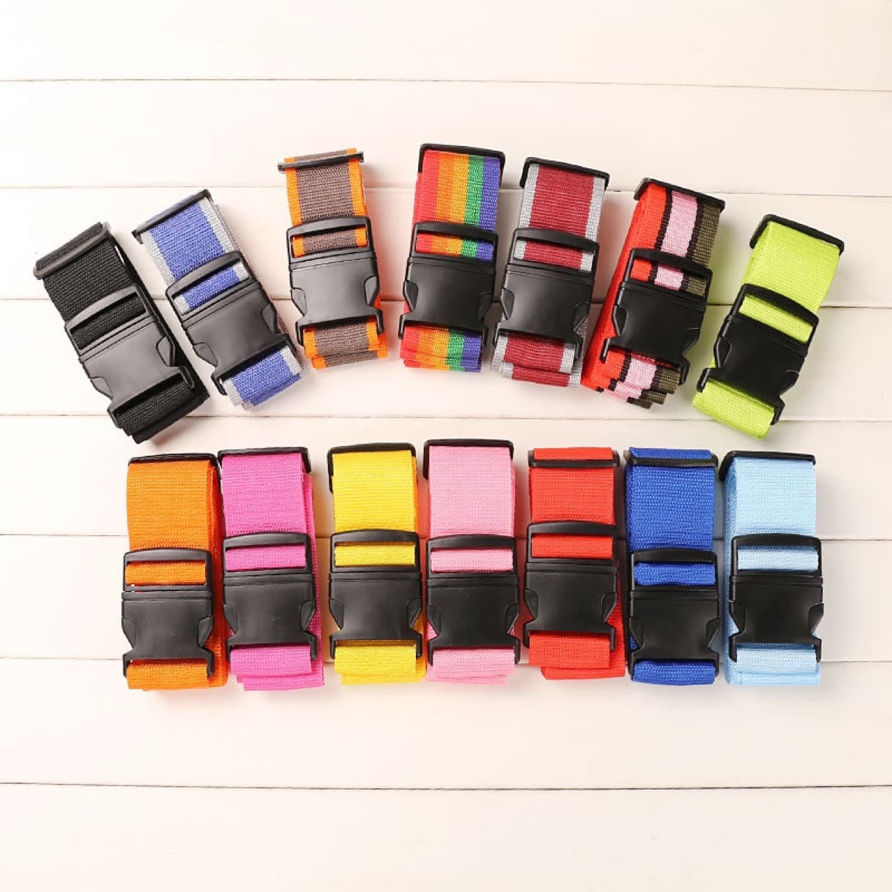 2-meter long luggage strap with suitcase bundling, reinforcement, safety belt, and one-digit combination lock packing strap