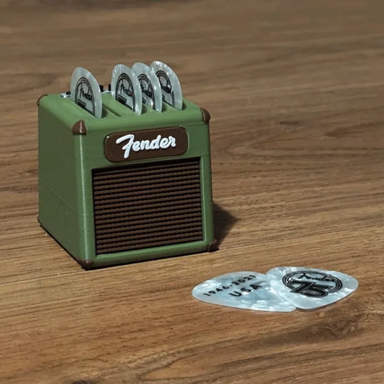 Cross-border Popular Mini Guitar Amp Pick Holder, 3D-Printed Bass Amp Pick Storage
