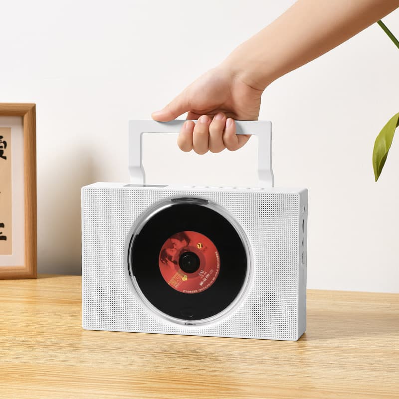 Portable CD player for home use, Bluetooth, music album, multi-functional CD player for learning and listening.