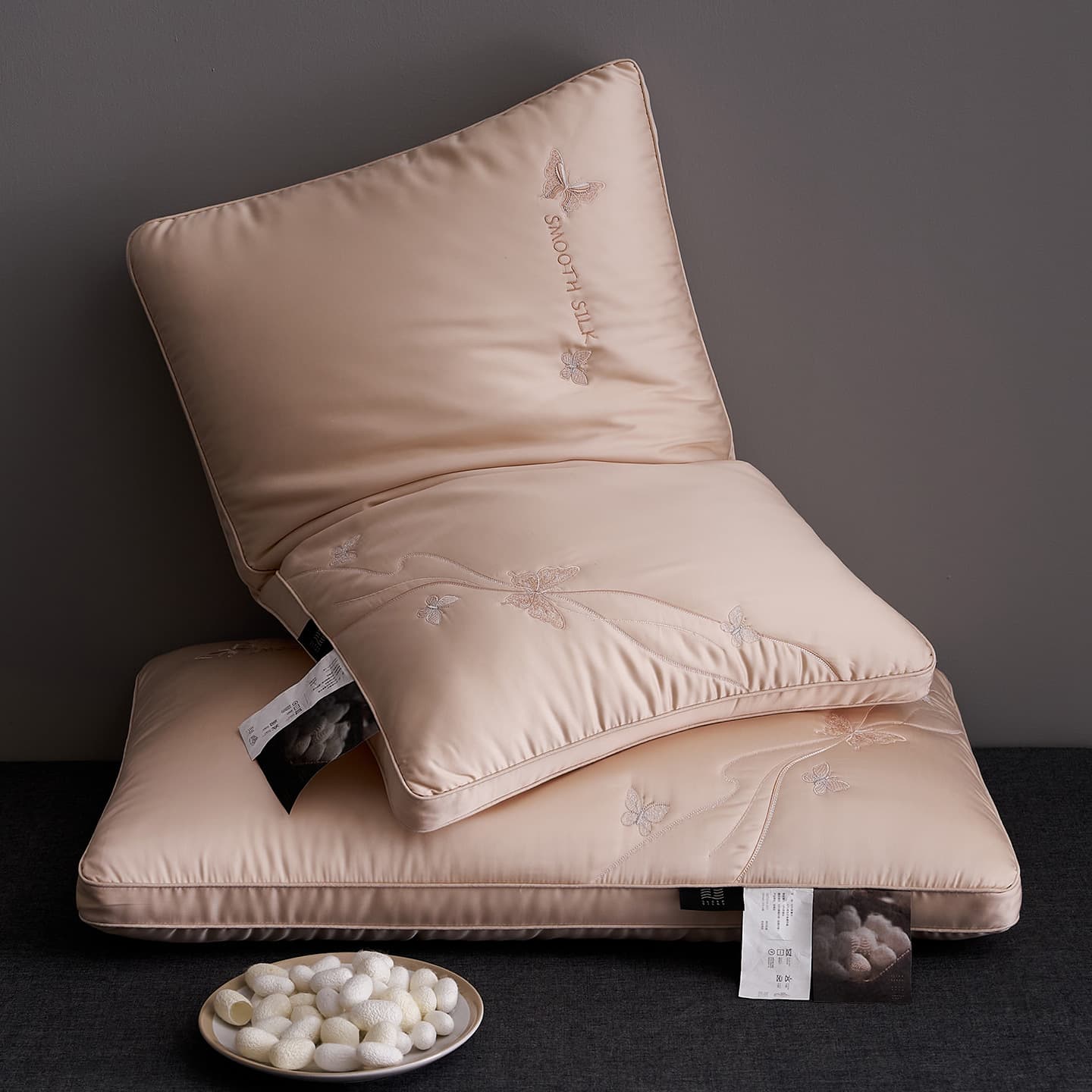 Lyocell Fiber Silk Pillow Adult Specific Sleep Aid Cervical Support Home Use Pair Pillow Core Luxury High-End