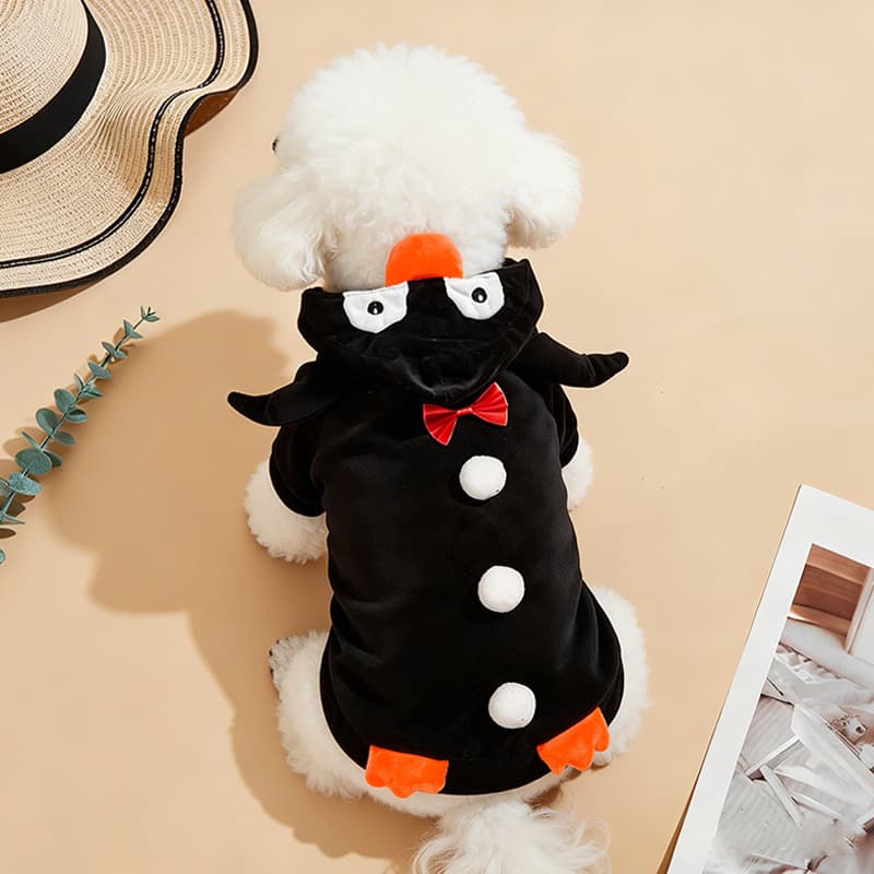New Cross-Border Penguin-Shaped Universal Pet Costume Creative Halloween Cat Dog Transformation Outfit Pet Supplies
