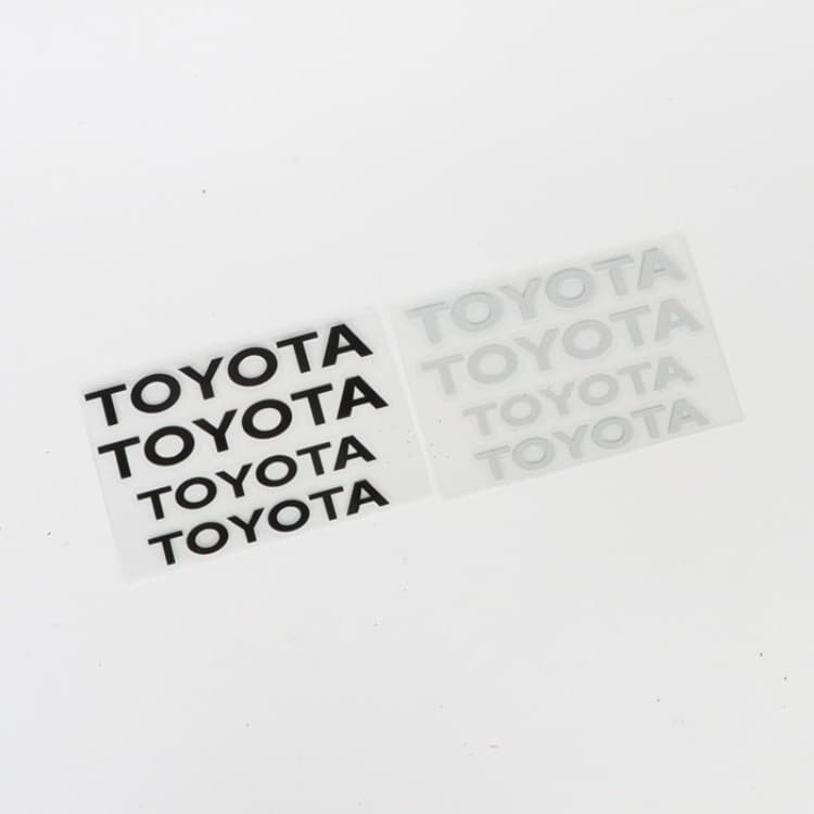 TOYOTA Brake Caliper Sticker for Toyota Car Caliper Decal Modified Car Sticker High Temperature Resistant Caliper Sticker