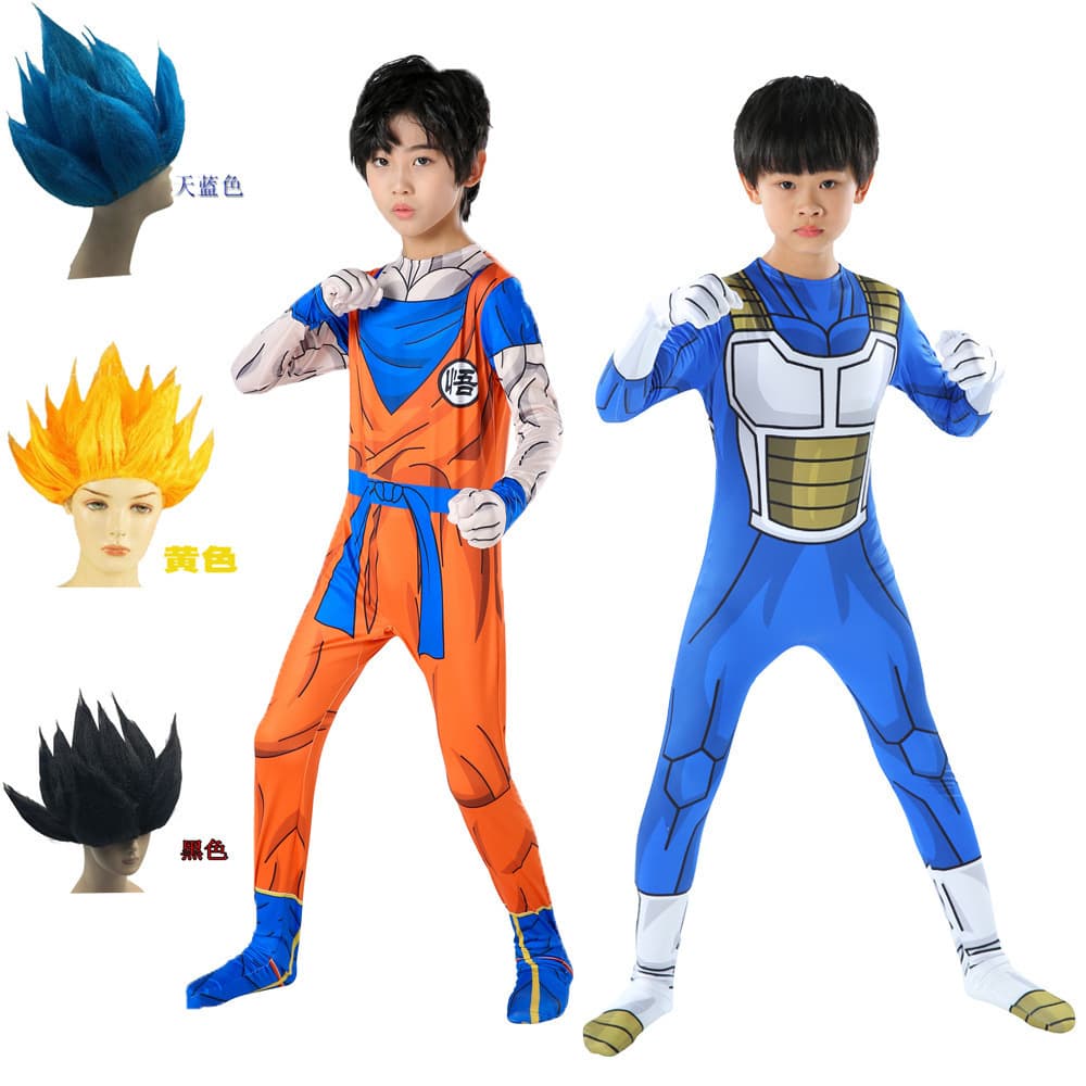 Super Saiyan Dragon Ball Super Bodysuit Cosplay Costume Vegeta Outfit Goku