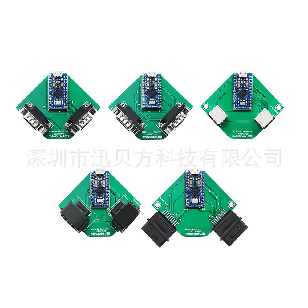 SEGA Genesis/MD1/Atari/NES/SNES/PCE/Saturn/CD32 Controller USB Adapter