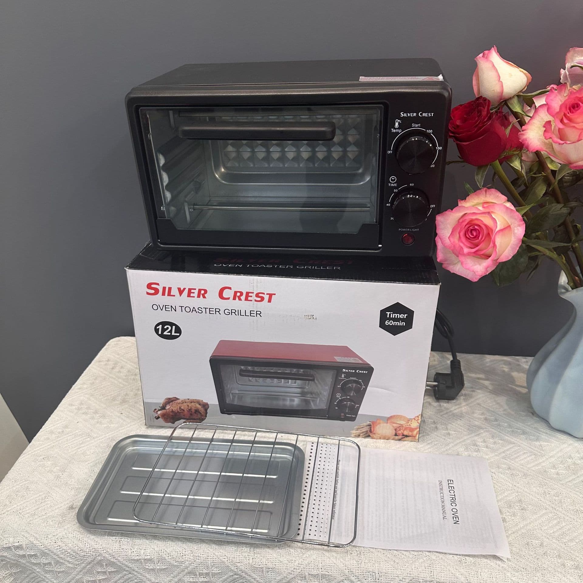 12L English Electric Oven for Home, Multi-functional Fully Automatic Mini Baking Oven Gift Wholesale Factory Direct