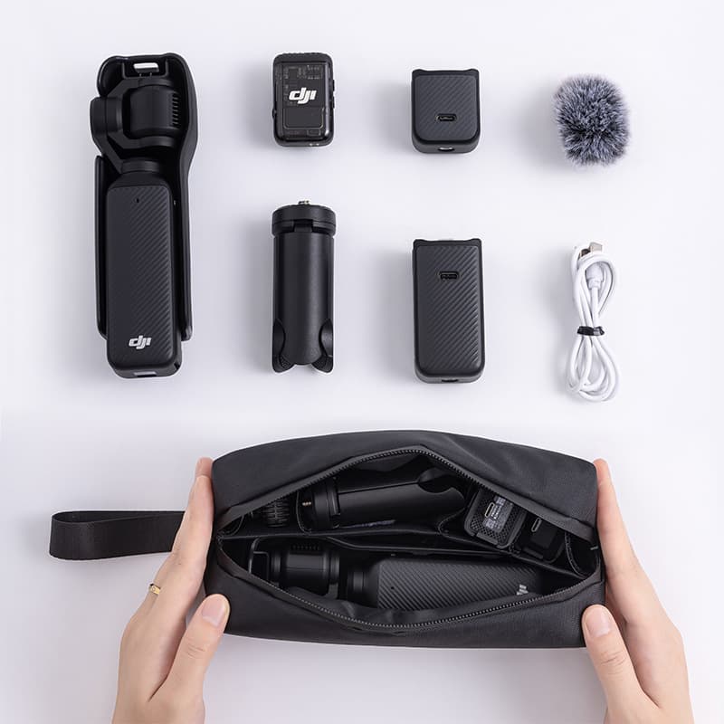 DJI Pocket 3 Storage Bag, Pocket Gimbal Action Camera Accessory, Portable Handheld Digital Bag, Waterproof and Scratch-Resistant
