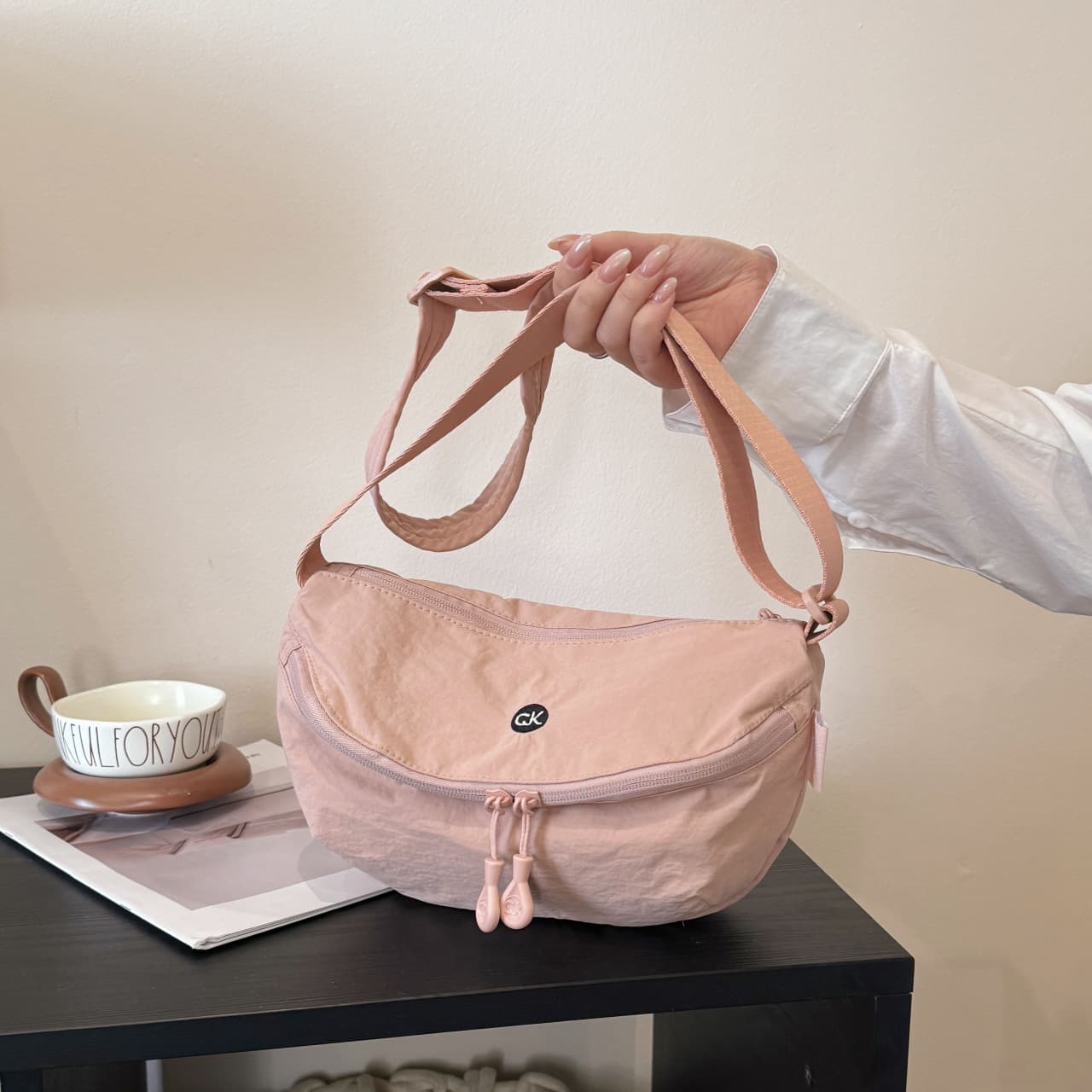 Crossbody Bag, Premium Niche Fabric Shoulder Bag, Women's 2026 New Fashion Crossbody Bag, Korean Style Women's Bag, Dumpling Bag