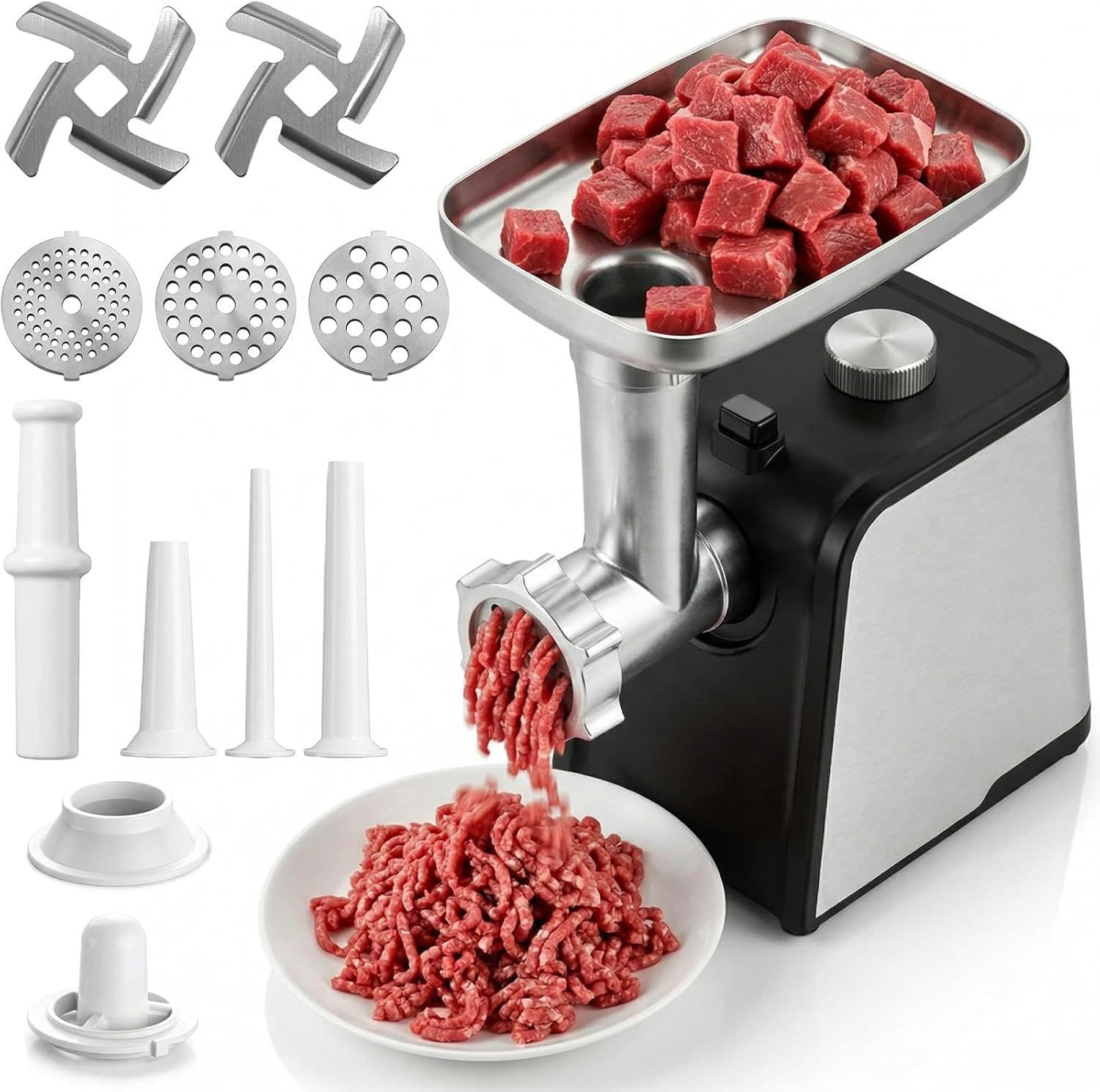 Best-Selling Adjustable Stainless Steel Household Meat Grinder and Sausage Maker Meat Grinder North America Europe Ozon