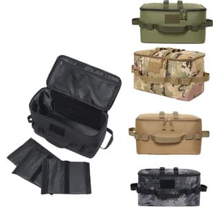 Outdoor Camping Picnic Bag Foldable Portable Multi-Functional Storage Bag Lightweight Large Capacity Storage Bag Picnic Organizer