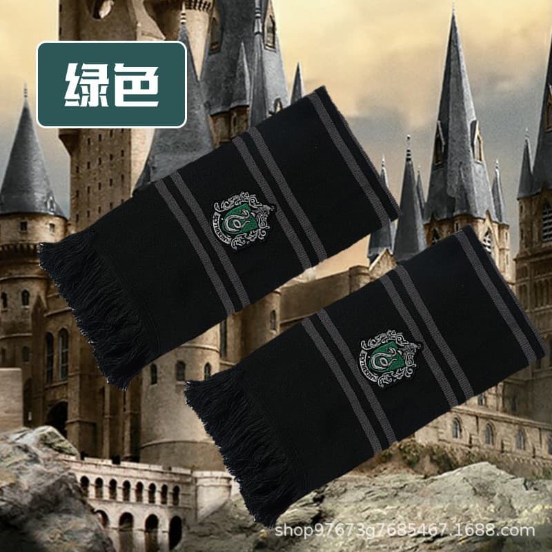 Harry Potter Knitted Tassel Scarf Premium Quality Modern Art Style Witchcraft Design Perfect Gift for All Ages in Various Colors