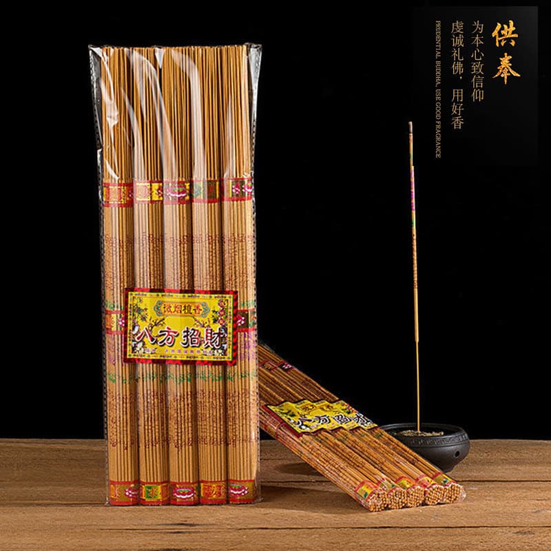 New type of blessing slightly smoky incense five-in-one Buddha indoor bamboo stick incense Buddha incense for incense temple ancestral hall worshiping Buddha incense