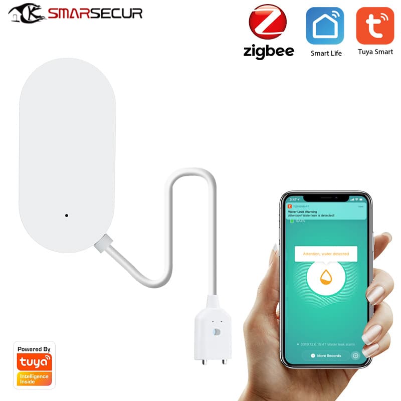 Graffiti intelligent zigbee water detector wireless water level sensor intelligent linkage overflow alarm detector