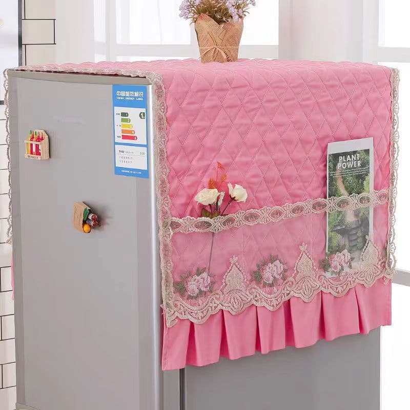 Refrigerator Dust Cover, Dust-Proof Cloth, Protective Cover for Microwave, Washing Machine, Single-Door and Double-Door Refrigerators