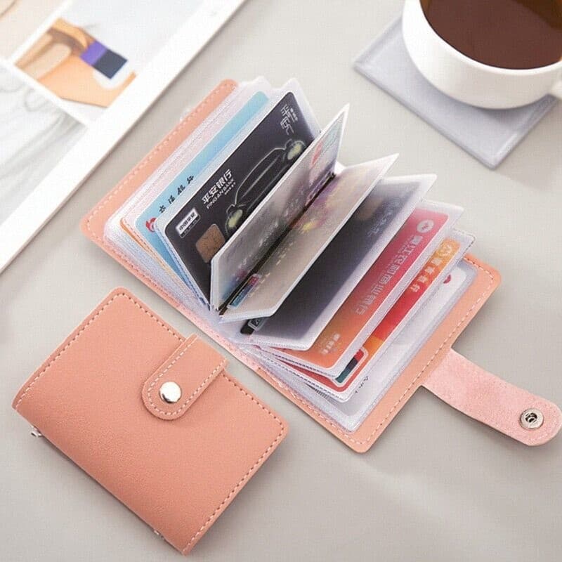 Anti-Skimming Anti-Demagnetization Bank Card Wallet Multi-Slot Cross-Border ID Card Holder Creative Card Case Driver's License Case Wholesale