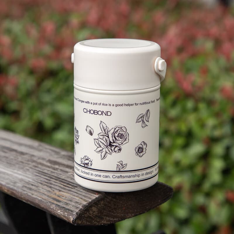 CHOBOND Floral Thermal Cooking Pot CB-H203, High Aesthetics, 316 Material, 500ml