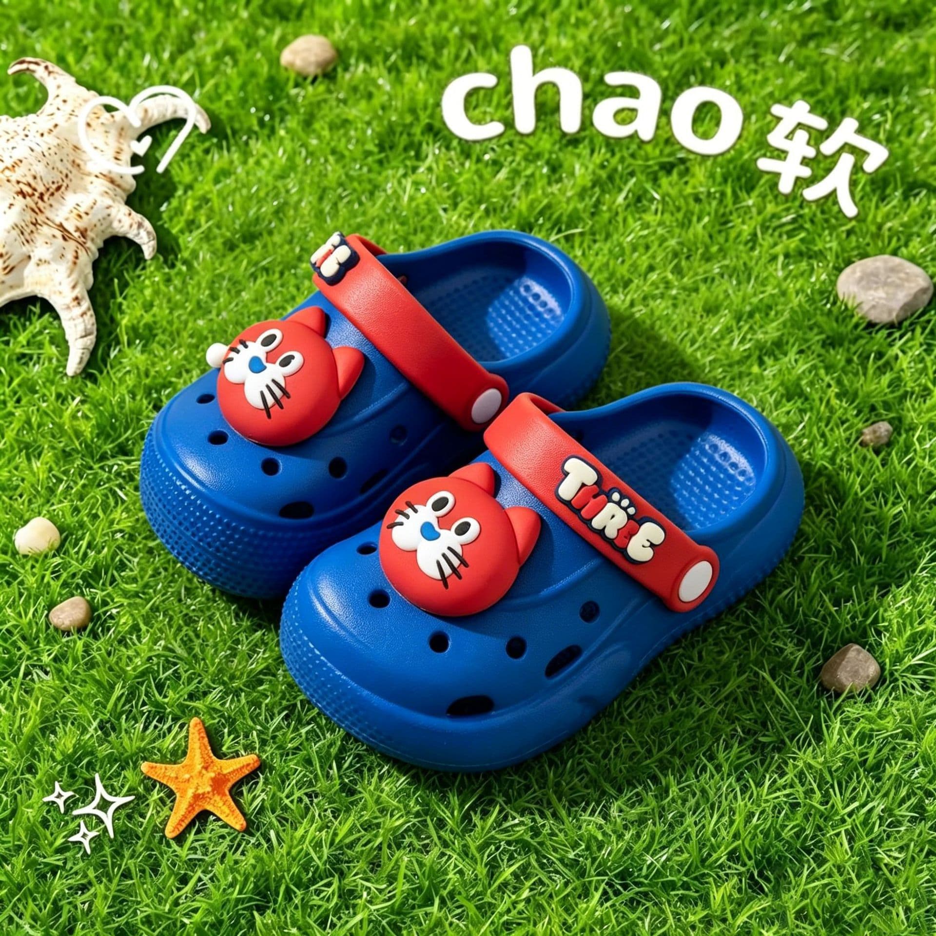 2026 Summer Children's Cartoon Crocs for Boys and Girls EVA Anti-Slip Waterproof Beach Home Sandals and Slippers can be shipped on behalf of