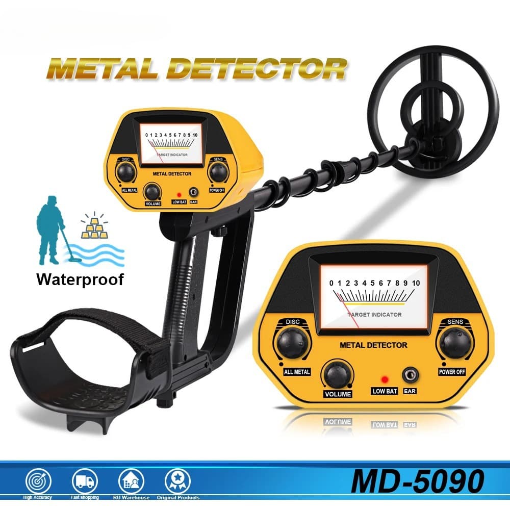 MD5090 Cross-border E-commerce Underground Metal Detector with Waterproof Detection Disc, Ready Stock