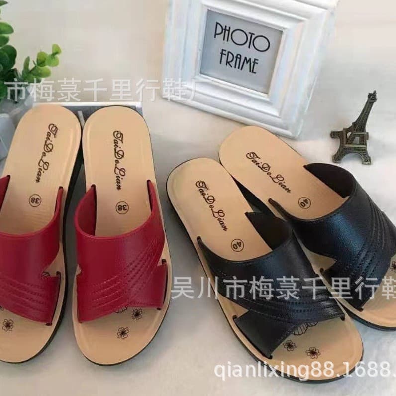 New Summer Women's Slippers, Mid-Heel Slippers for Mall and Supermarket, Home Casual Slippers TDL-811 Series