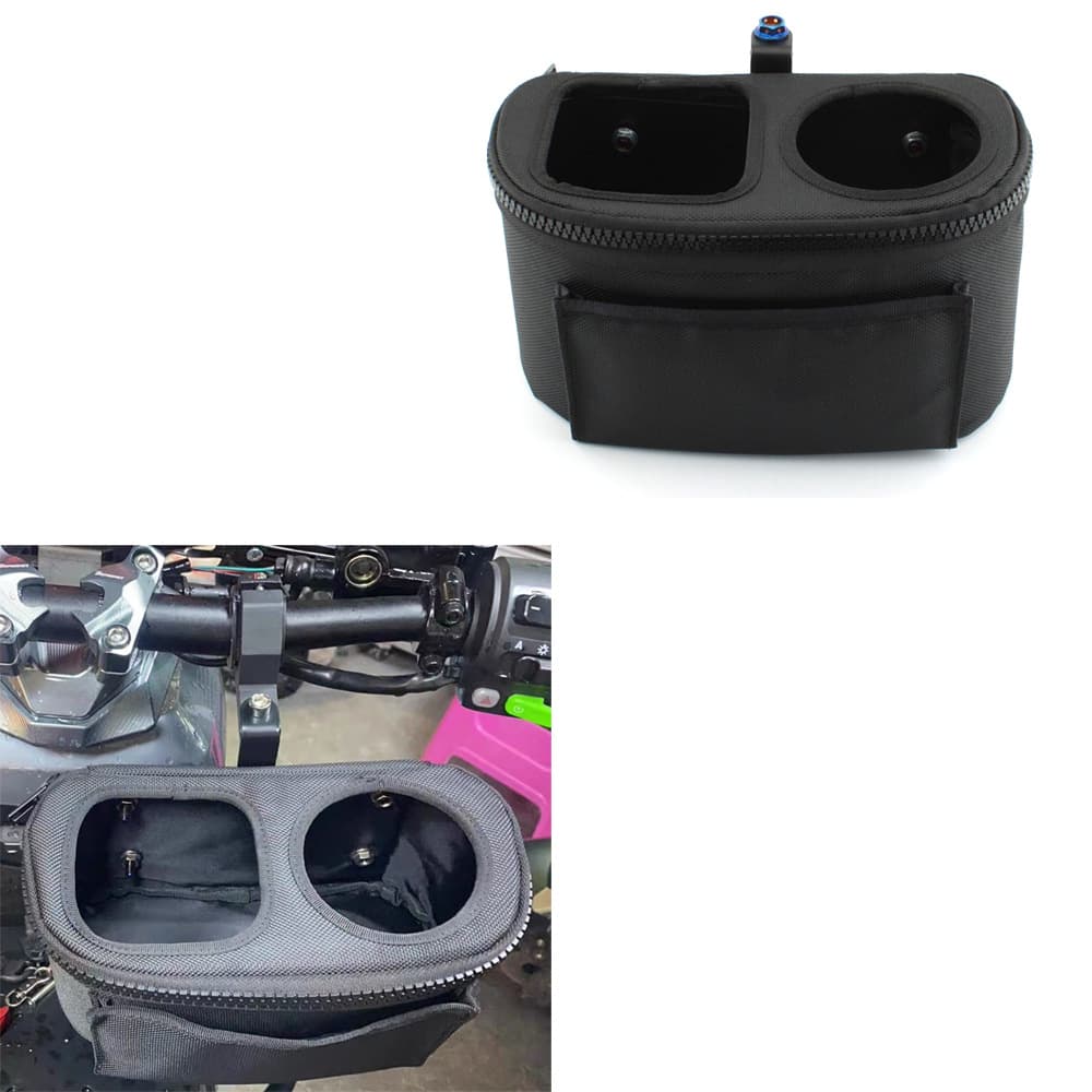 Universal Modification Storage Rack Drink Cup Holder for PCX/ADV/Forza/NMAX/XMAX Black