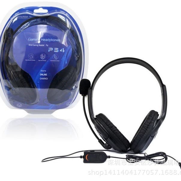 In Stock PS4 Headset PS4 Large Headset PS4 Dual-Sided Large Headset PS4 Headset with Microphone