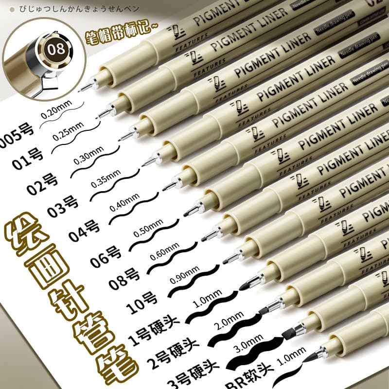 Needle pen art special hook pen hand painting drawing line comic pen drawing pen comic drawing line