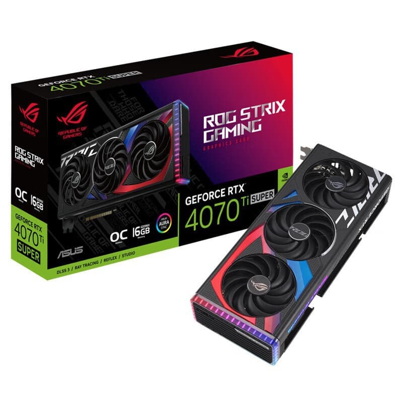 The Game Graphics Card Is Suitable for Asus Rtx4070Tis 16g Server Graphics Card to Deploy Deepseek Computing Power Card
